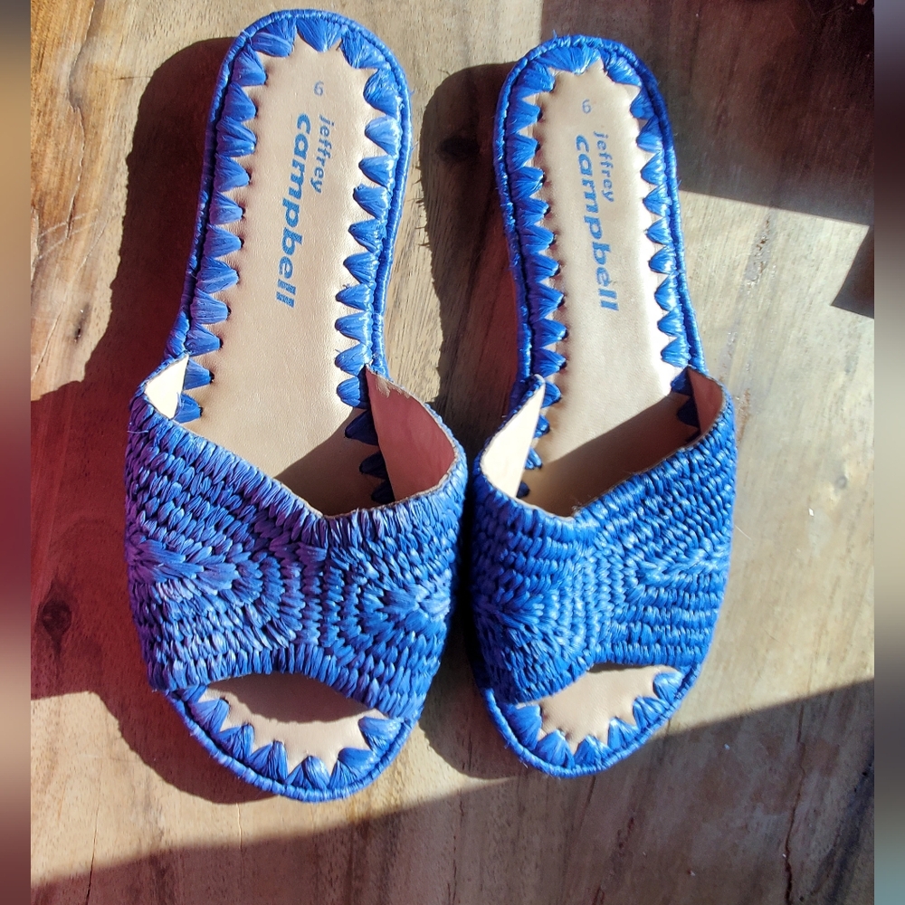Jeffrey Campbell Raffia Sandals